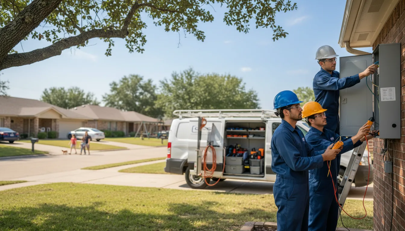 Certified electrician providing emergency electrical services in Park River, ND